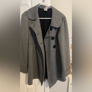 Large Grey Trench Coat